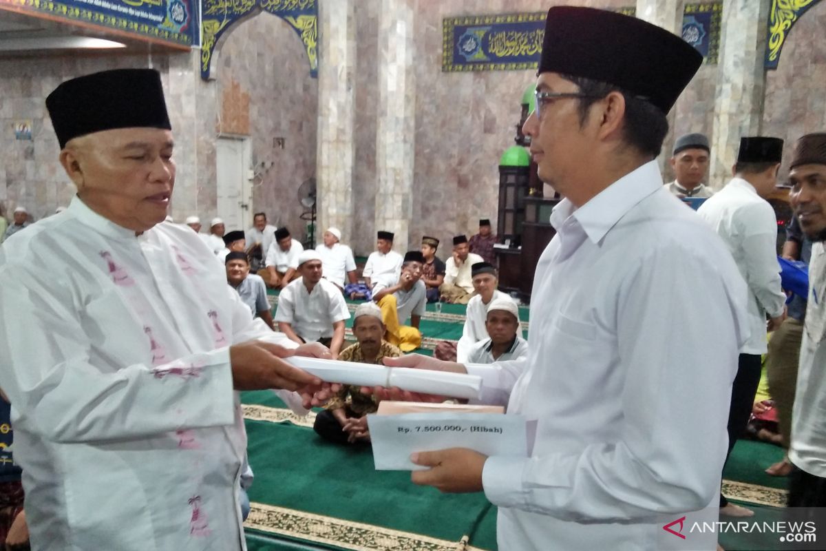 Wako Sawahlunto sambangi jamaah Masjid Taqwa Talawi