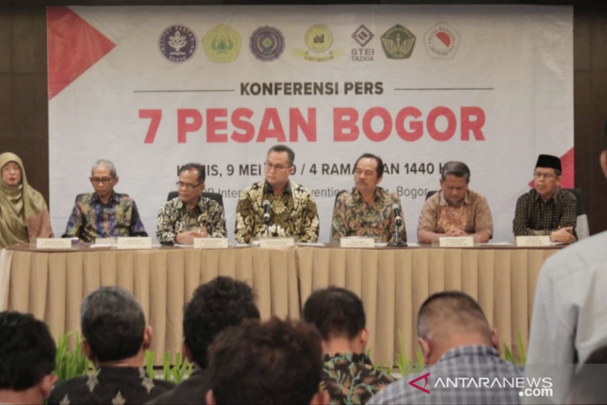 Tidak ingin negara terpecah belah, tujuh Rektor di Bogor menyatakan sikap