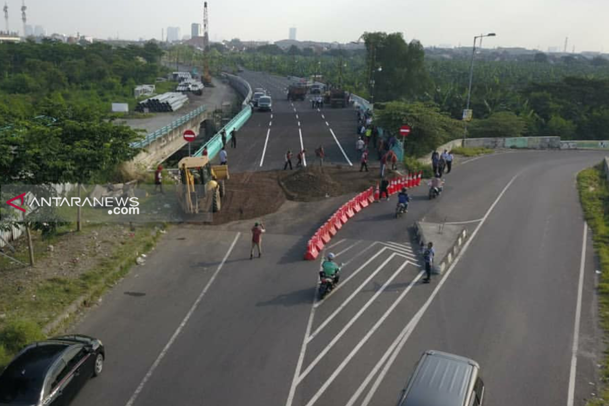 Dishub Surabaya uji coba jalan MERR Gunung Anyar sisi timur