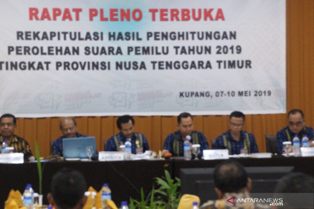 KPU NTT sudah selesaikan pleno 14 kabupaten/kota