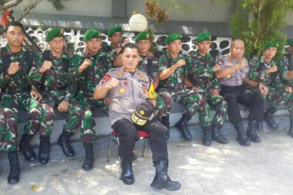 Personil gabungan perketat pengamanan rekapitulasi suara Sulbar