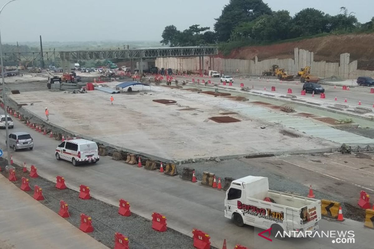 Pembangunan gerbang tol pengganti Cikarut sudah 70 persen