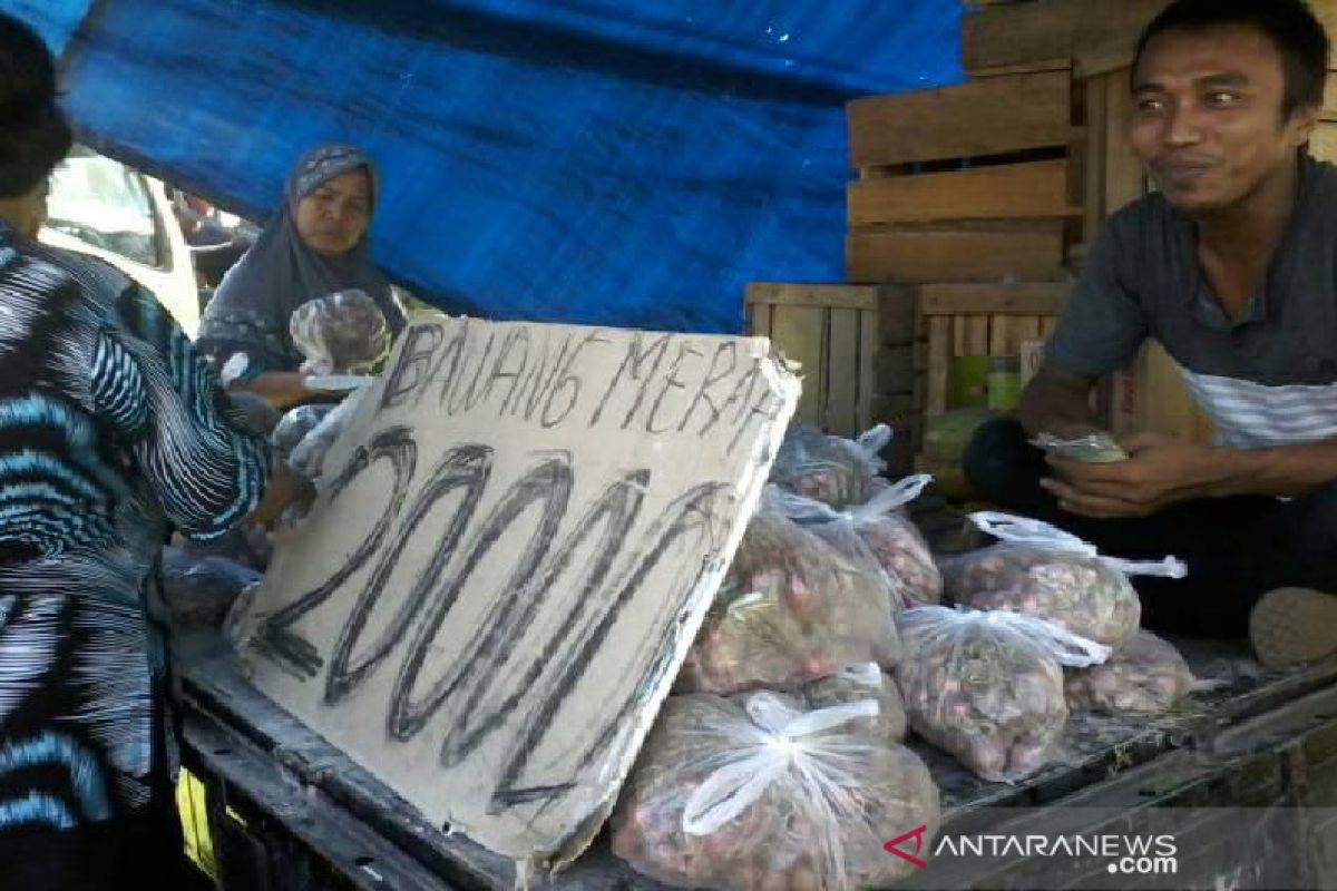 Bawang merah di pasaran Palu didatangkan dari Sulsel