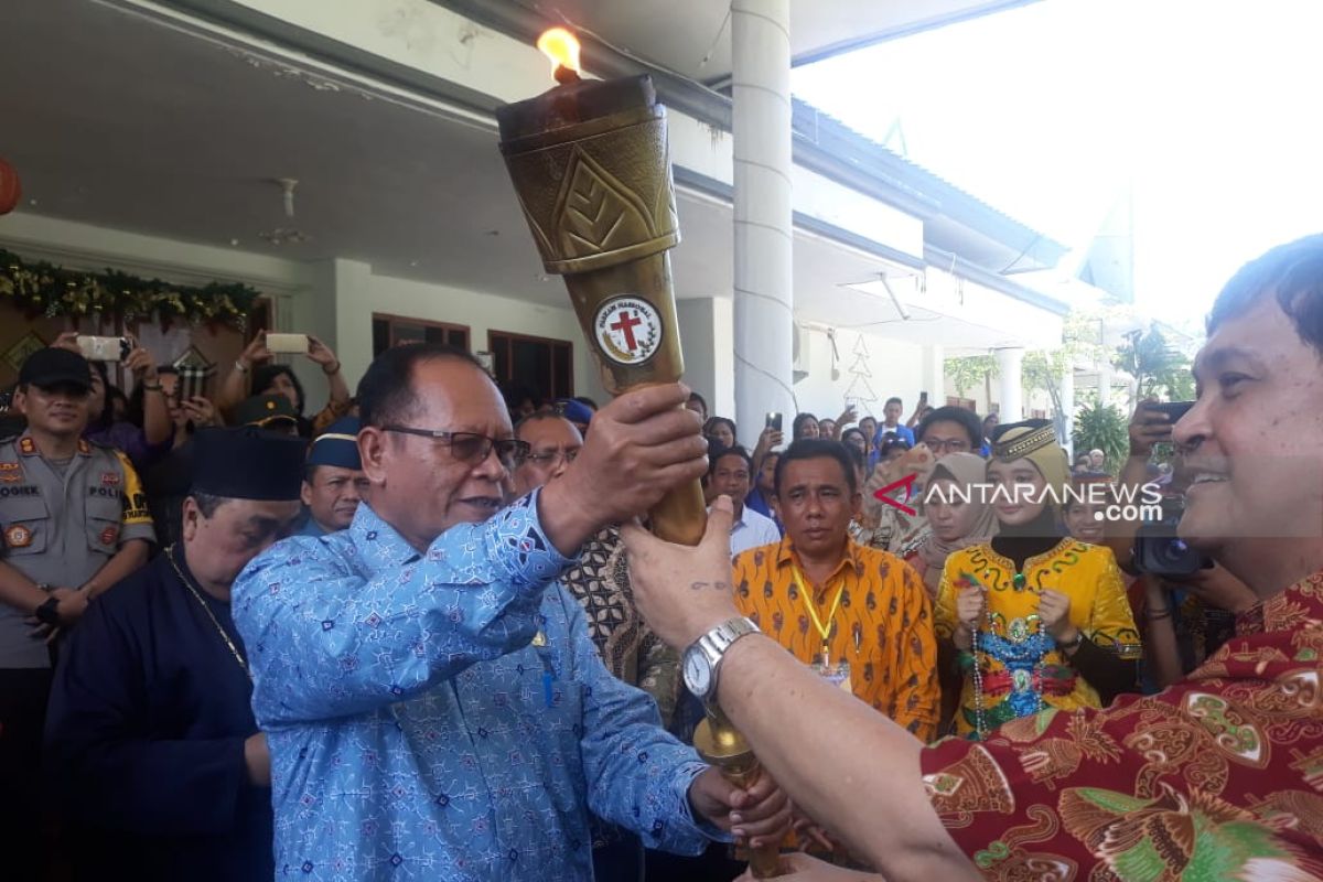 Puncak peringatan Paskah Nasional di Tentena Poso berlangsung meriah