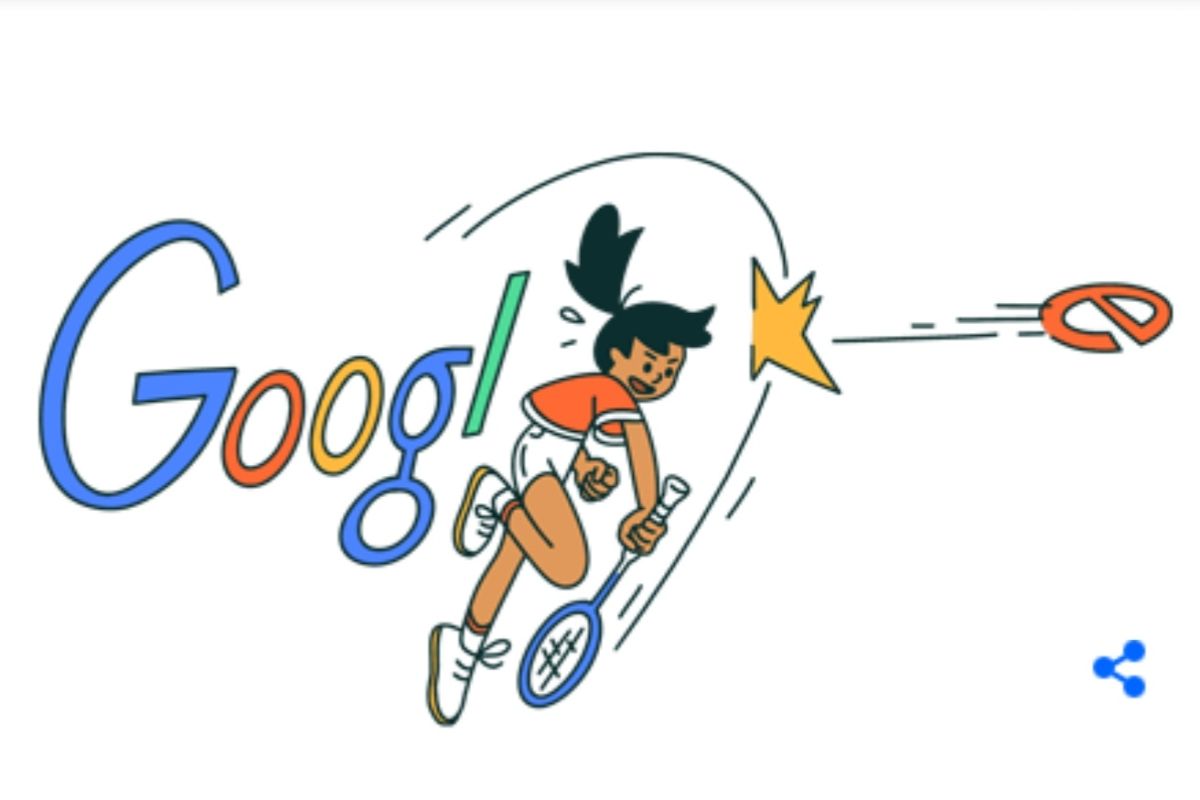 Legenda bulutangkis putri Minarni Soedarjanto jadi wajah Google Doodle