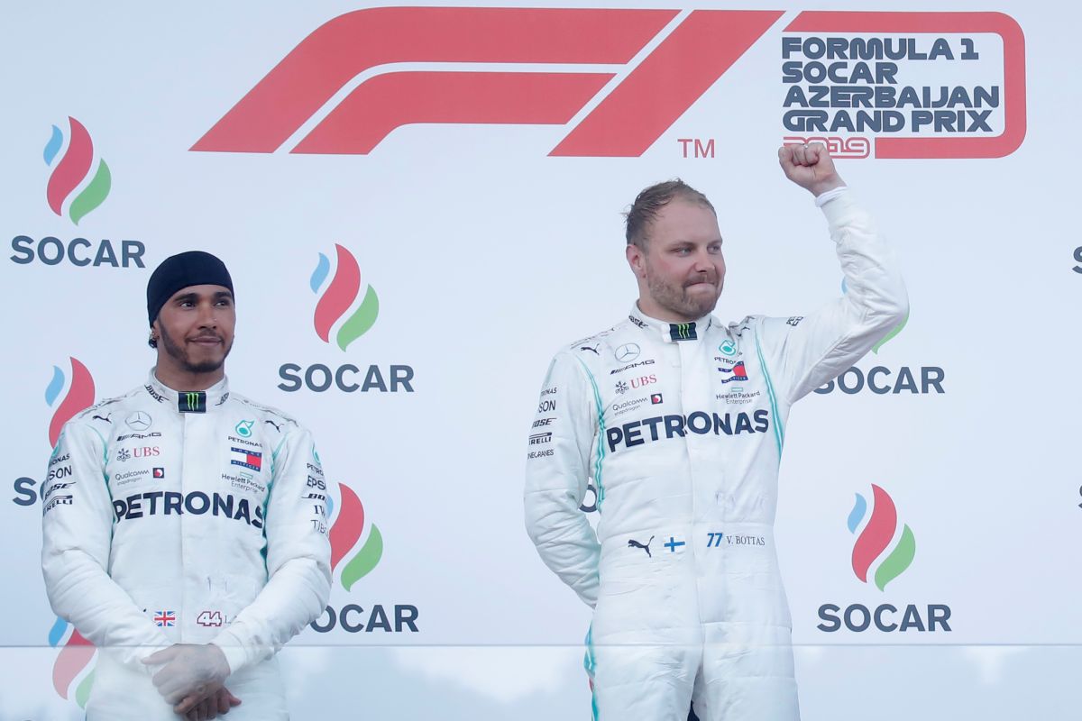 Mulai GP Spanyol, Hamilton tak beri ruang Bottas