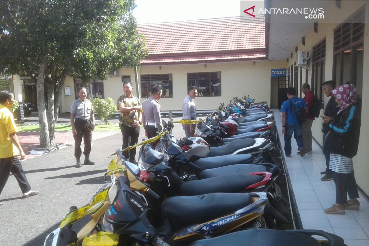 Polisi amankan puluhan sepeda motor balapan liar di Rejang Lebong