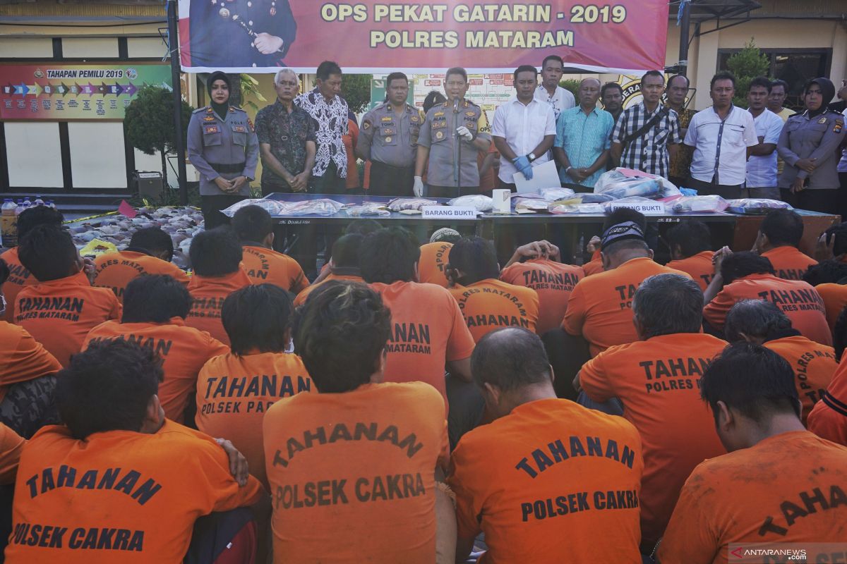 Polres Mataram ungkap 110 kasus sepanjang Operasi Pekat