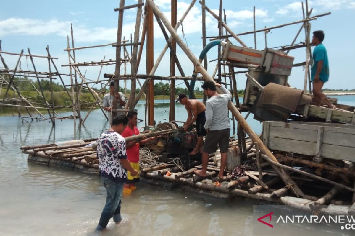 Polres Bangka Tengah tindak tegas penambang liar di kawasan Marbuk dan Kenari