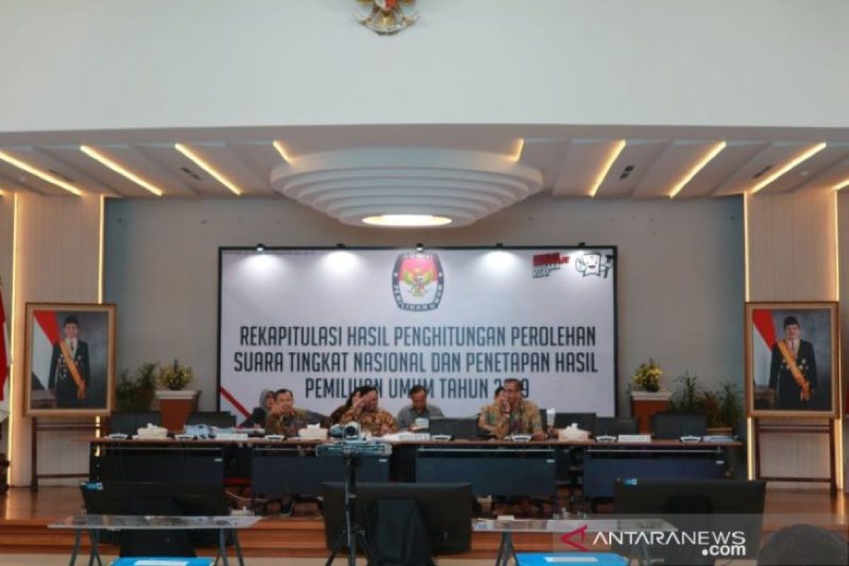 KPU RI mulai rekapitulasi nasional