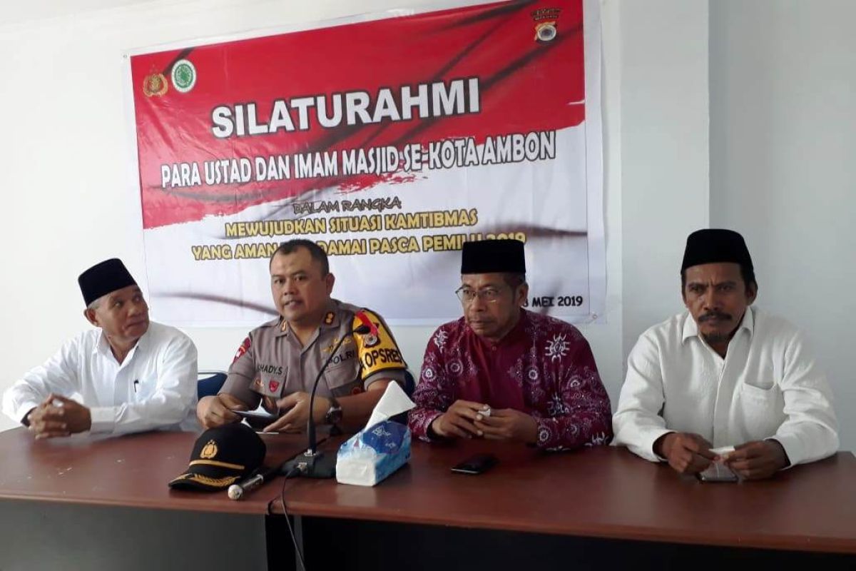 Kapolres silaturahim dengan tokoh agama tekan ajakan 