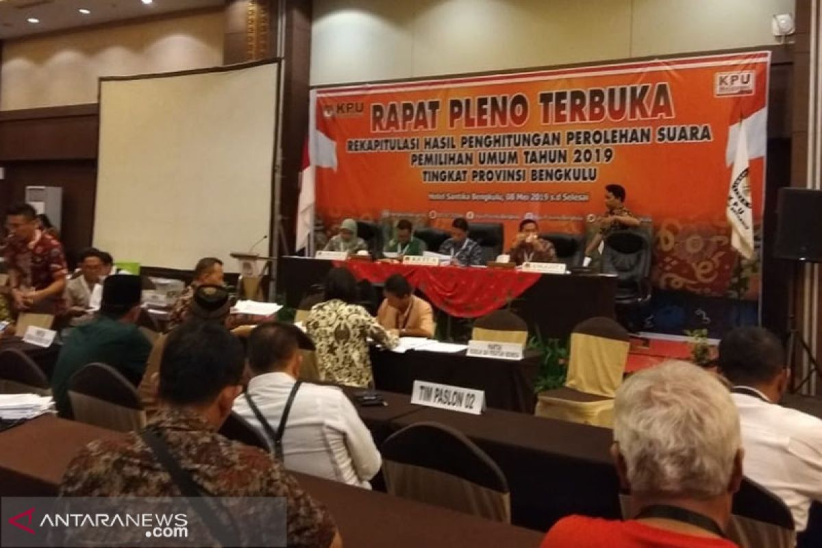 Prabowo-Sandi unggul di tujuh kabupaten/kota Bengkulu