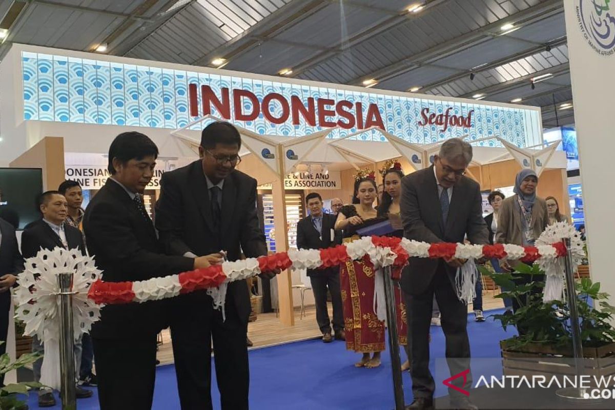 Produk perikanan RI diminati pembeli pada Seafood Expo Global Belgia