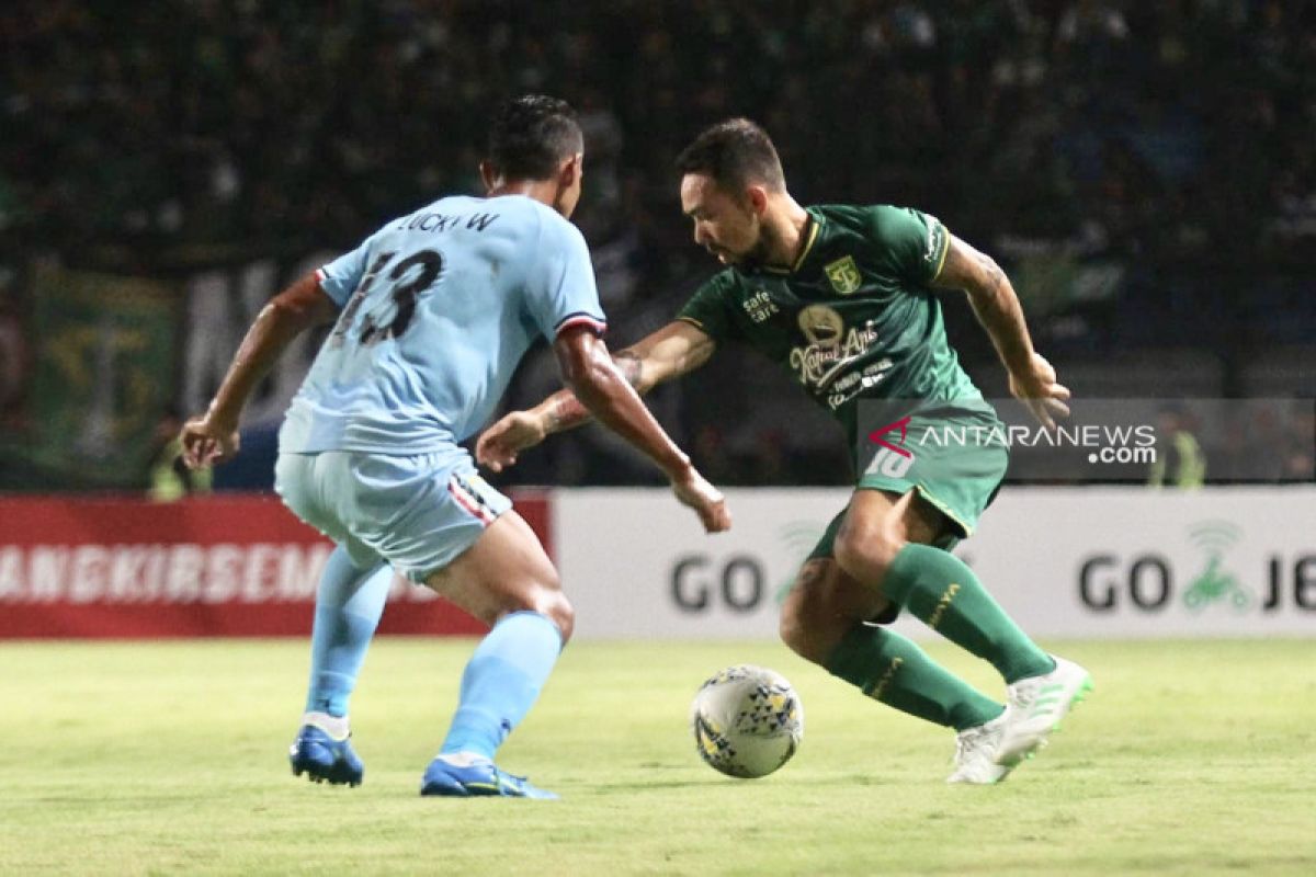 Uji coba, Persebaya kalahkan Persela 2-1