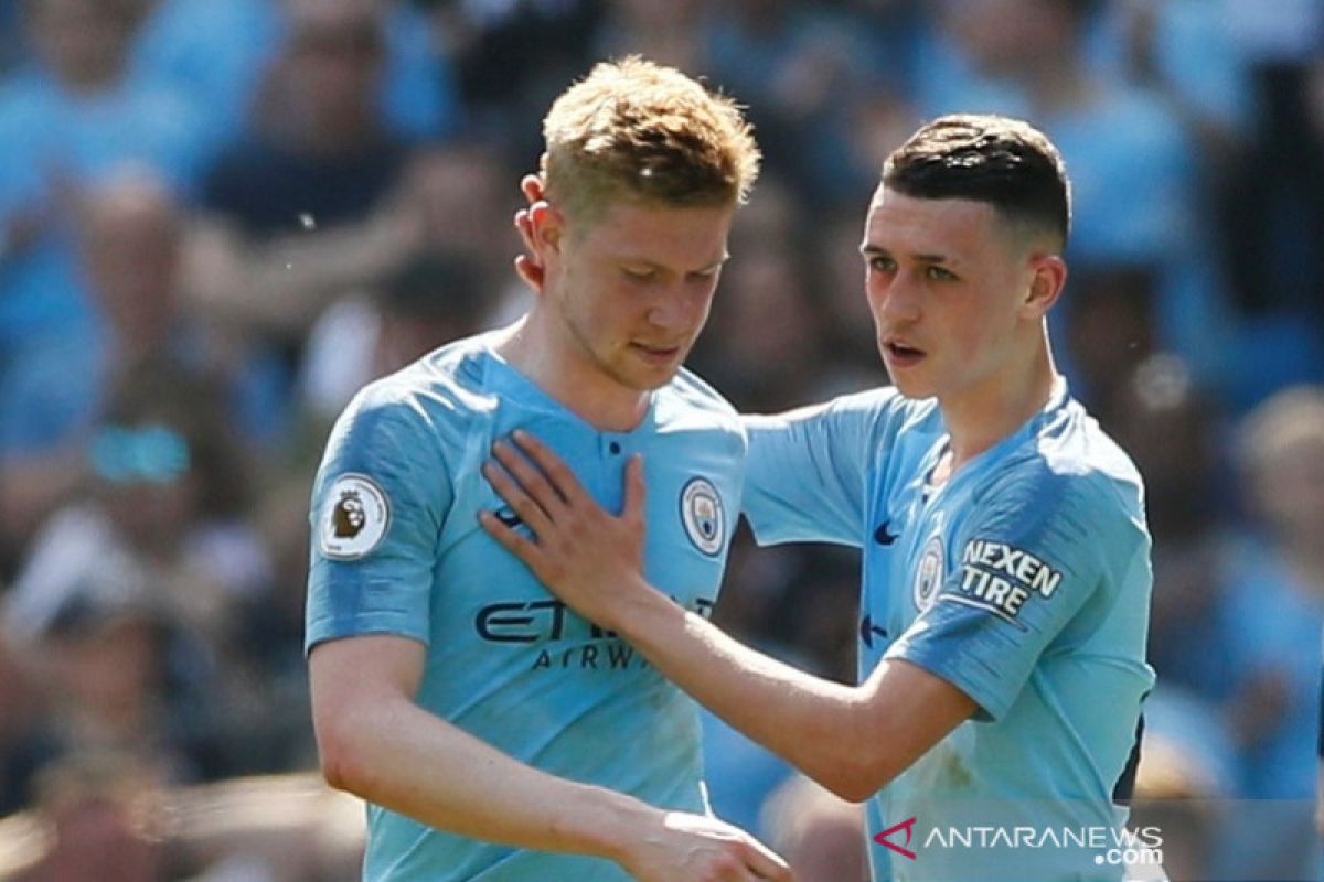 De Bruyne berpeluang bermain di laga pamungkas City