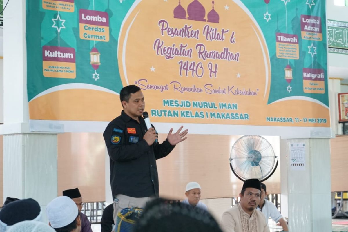 120 orang warga binaan Rutan Makasar ikuti pesantren kilat