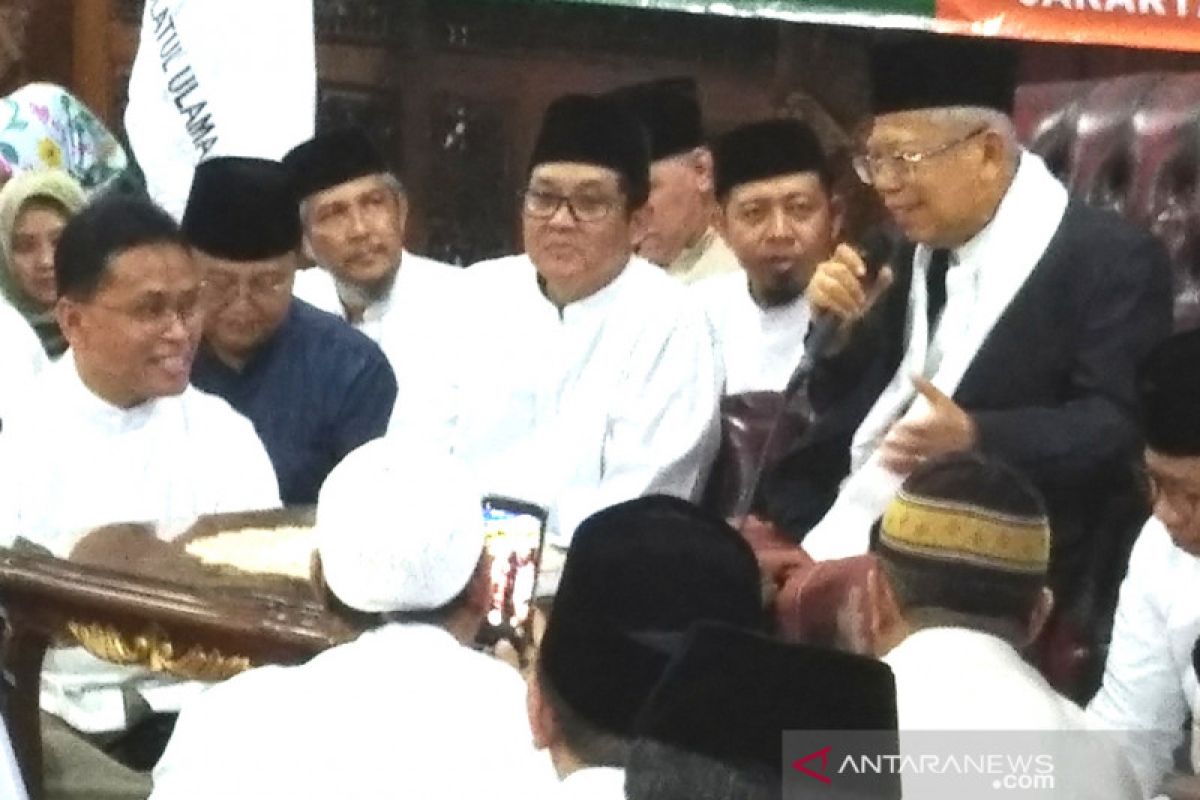 KH Ma'ruf Amin: Bangun bangsa-negara, ulama siap ditempatkan di mana saja