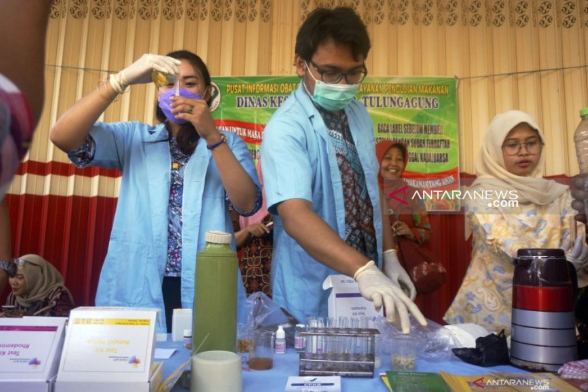 Dinkes Tulungagung temukan kandungan kimia berbahaya pada produk pangan