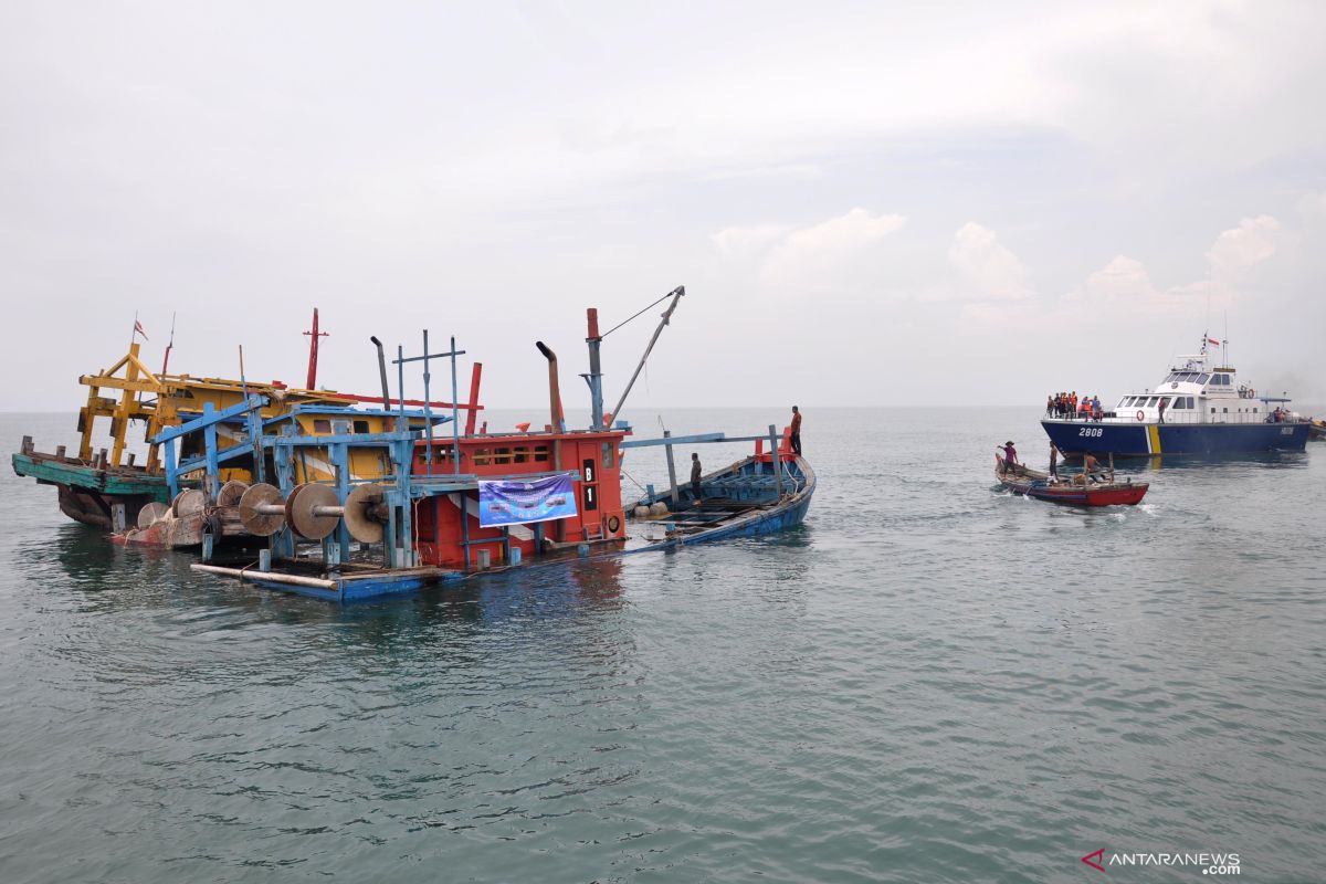 Polda Sumut serahkan kapal nelayan asing ilegal ke PSDKP Belawan