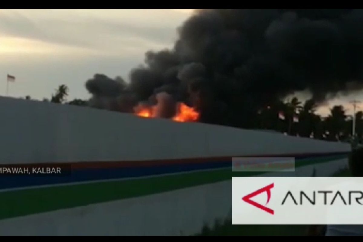 Kebakaran hanguskan mess karyawan PT Wijaya Karya