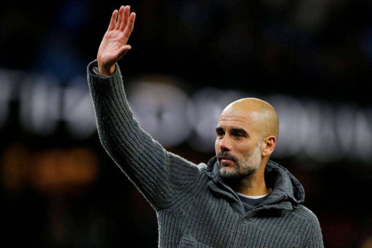 Guardiola akui tidak gugup jelang laga krusial City