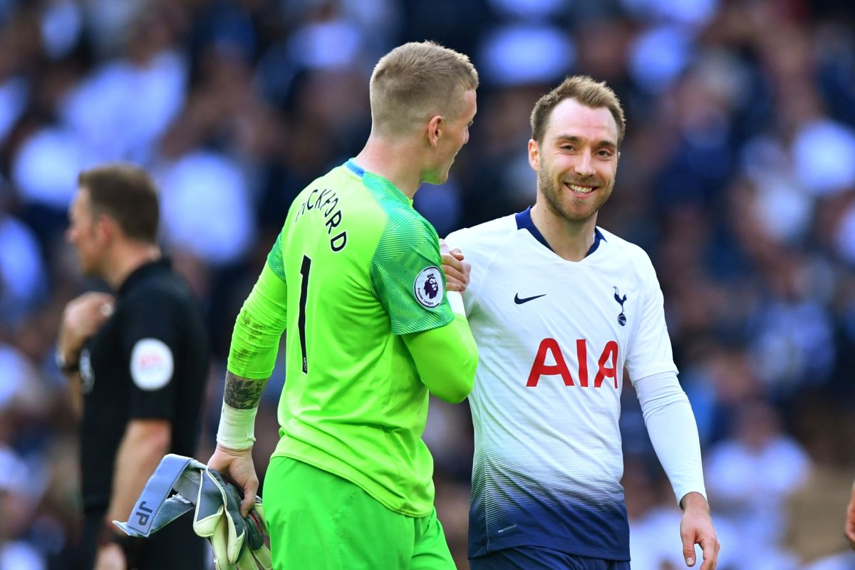 Tottenham Hotspurs finis keempat setelah seri 2-2 lawan Everton