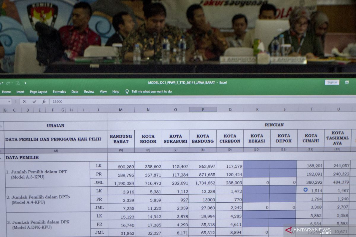 KPU segera rekapitulasi suara nasional di lima provinsi