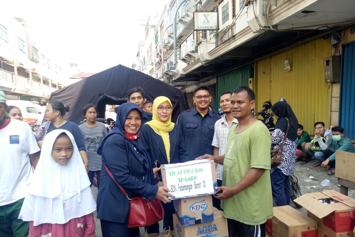 Siswa SD korban kebakaran Kampung Bandan sudah kembali bersekolah