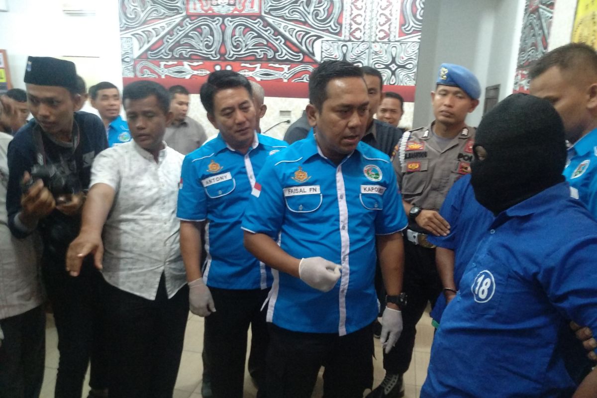 Polres Asahan tembak kurir bawa 1 kg lebih sabu-sabu