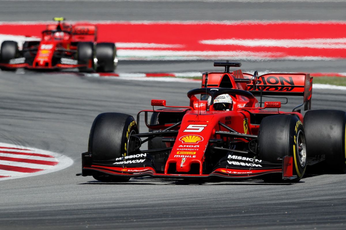 Ferrari tak berkutik dengan mesin baru di Catalunya