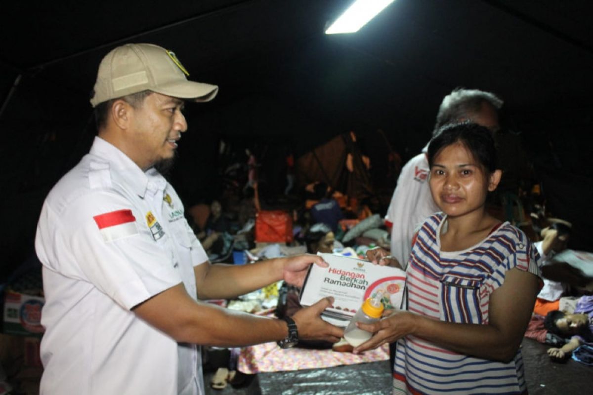 Baznas bantu korban kebakaran di Kampung Bandan