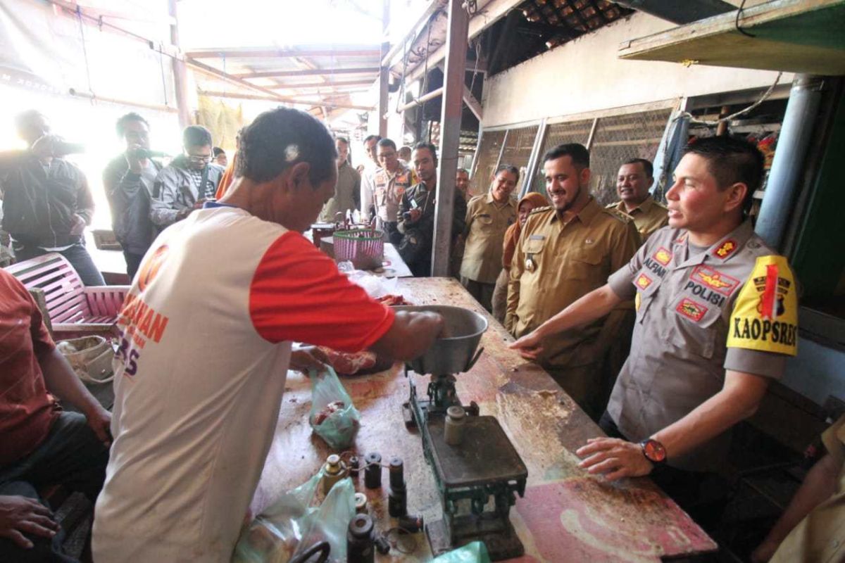 Antisipasi lonjakan harga, Satgas Pangan Kota Probolinggo sidak pasar tradisional