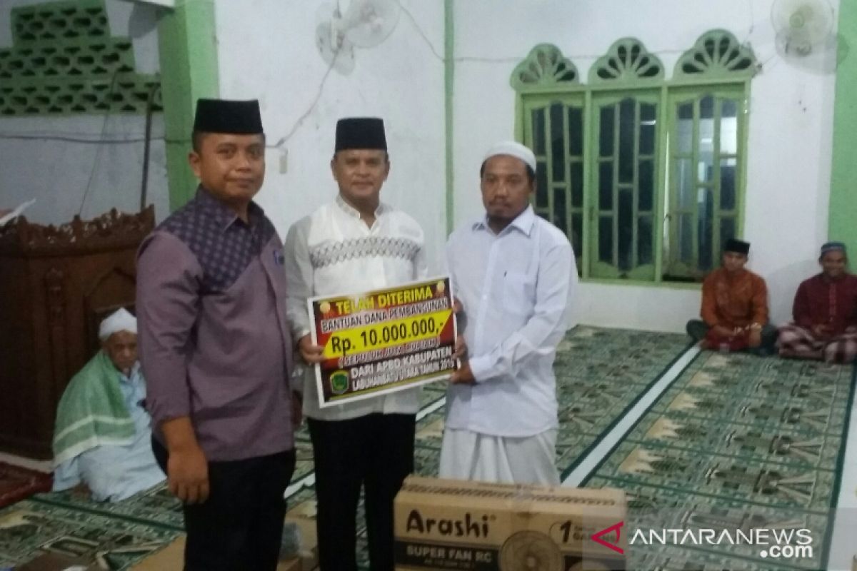 Masjid Nurul Iman Maranti Omas dapat bantuan Rp10 juta