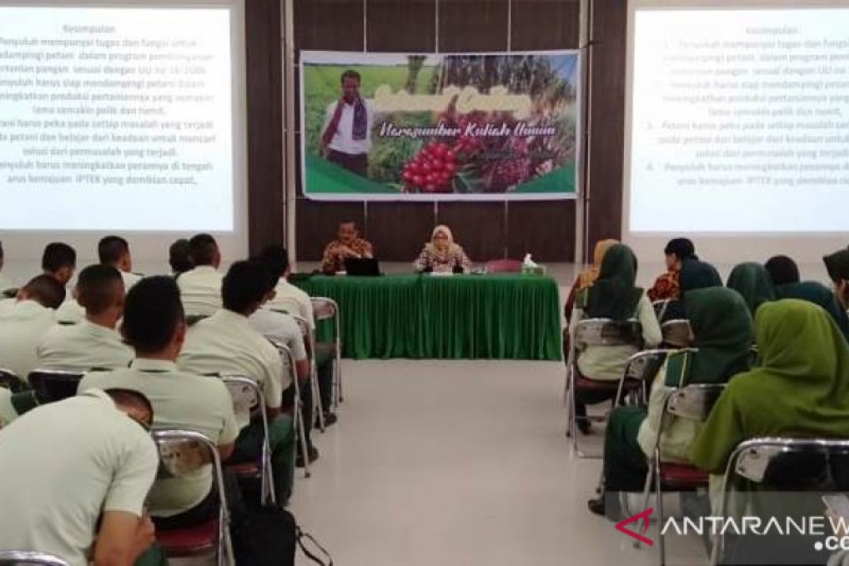 Hadapi pertanian 4.0, Polbangtan Medan undang Prof Darma Bakti