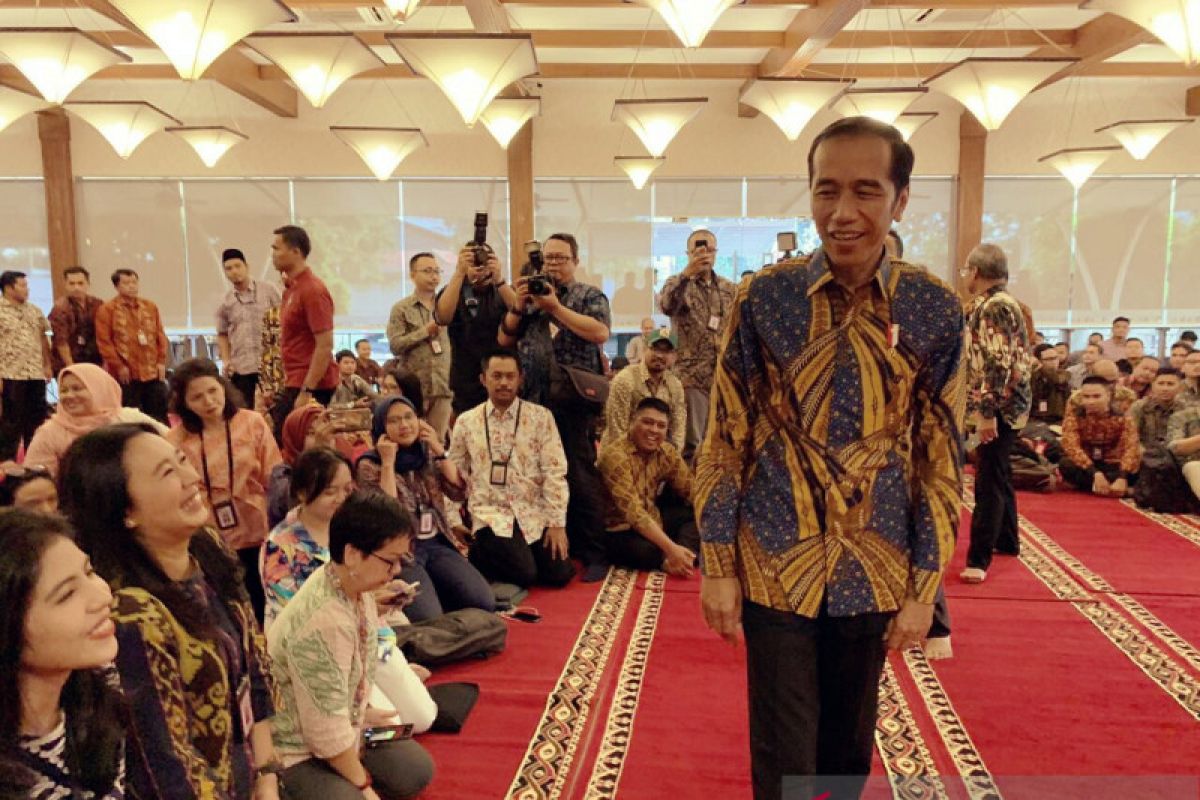 Presiden Jokowi buka puasa bersama wartawan