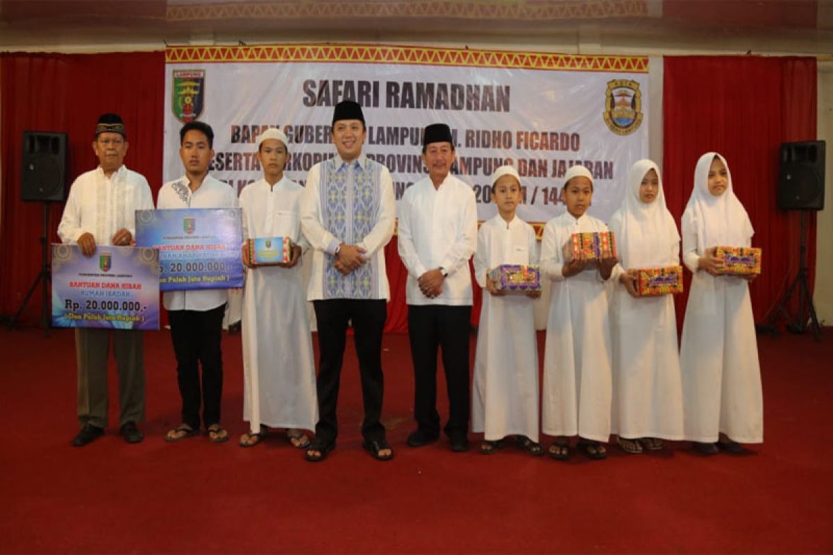 Safari Ramadhan Bersama Gubernur Ridho dan Wali Kota Herman HN