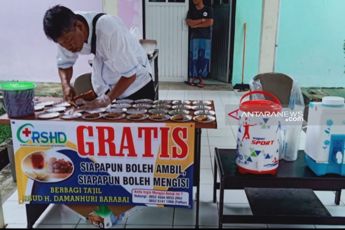 Selama Ramadan, RSHD Barabai sediakan menu bukber gratis bagi penunggu pasien