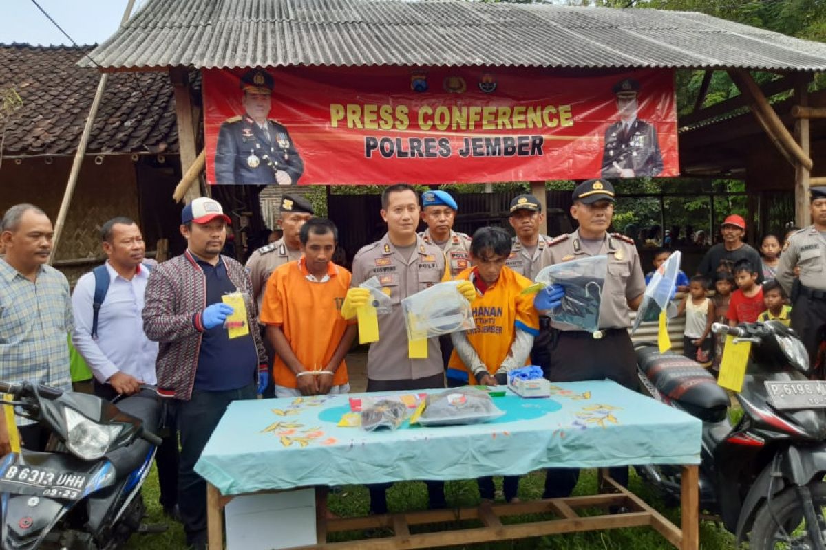 Polres Jember ungkap aksi teror pembakaran di tiga lokasi