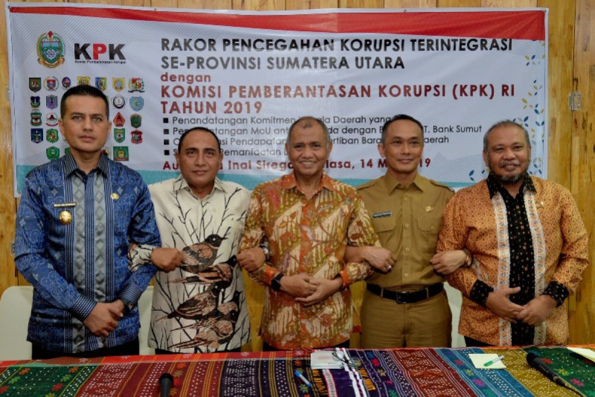 Capaian kinerja pencegahan korupsi Pemprov Sumut perlu ditingkatkan