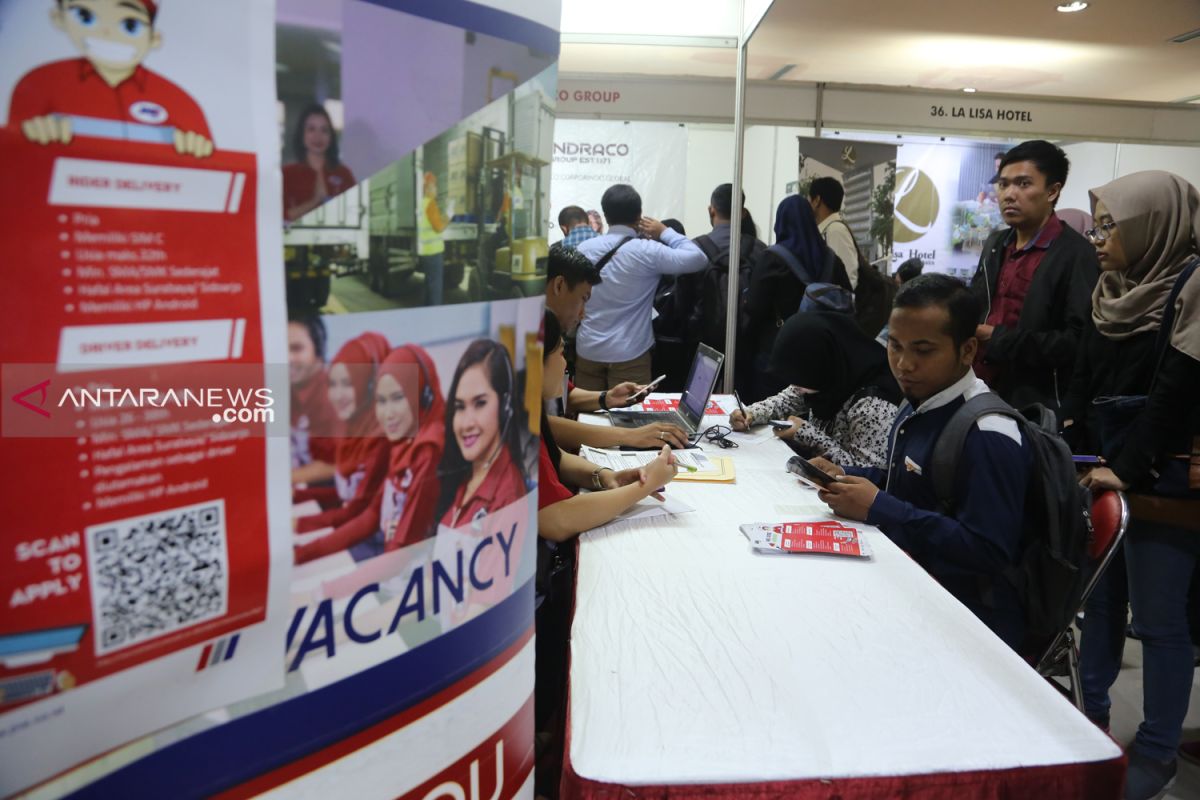 Wali Kota Surabaya ajak perusahaan di bursa kerja tingkatkan kualitas pekerjanya