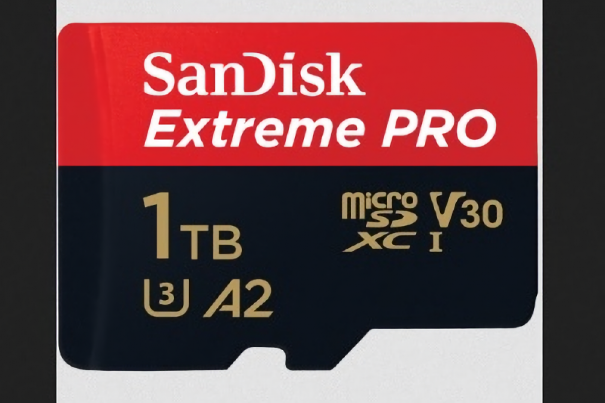 MicroSD 1 terabyte sudah tersedia, bisa buat ponsel