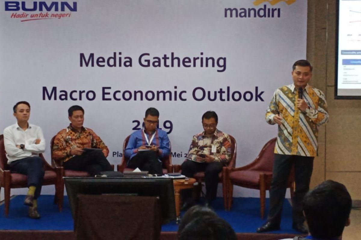 Bank Mandiri proyeksikan pertumbuhan ekonomi 2019 sebesar 5,22 persen