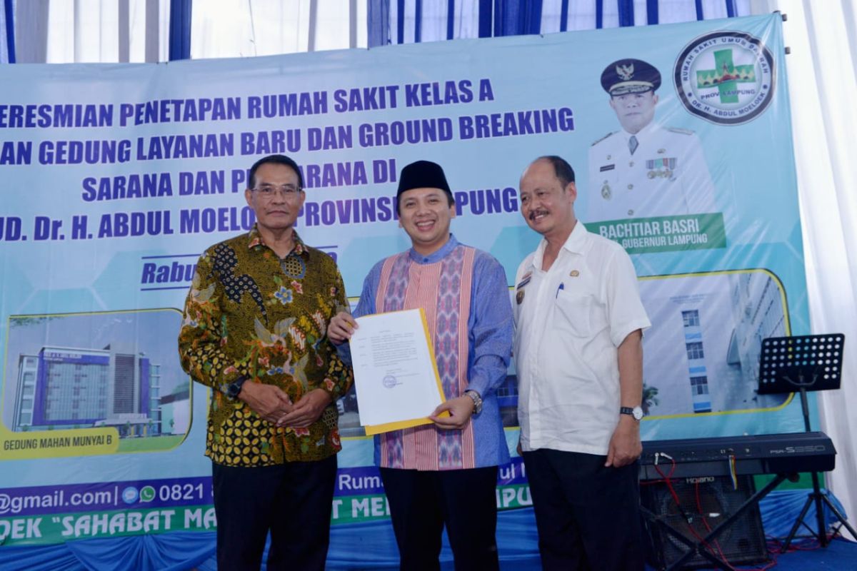 Gubernur Lampung Resmikan RSUDAM