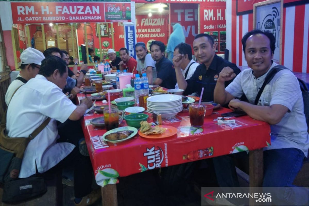 Humas Polresta Banjarmasin berbuka puasa bersama insan pers