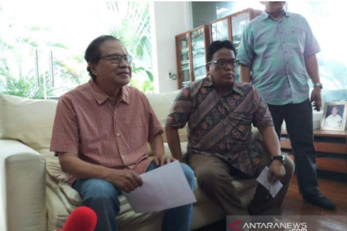 Rizal Ramli melepas peserta Aksi 22 Mei di Rumah Perjuangan Rakyat