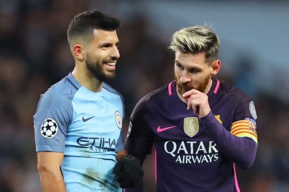 Aguero klarifikasi pernyataannya hoaks soal Lionel Messi