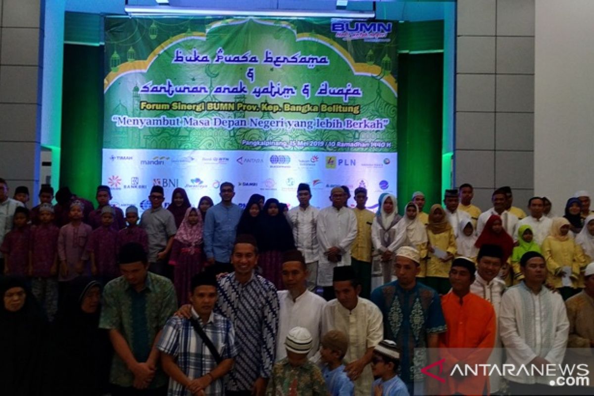 Forum BUMN Babel santuni anak yatim dan dhuafa