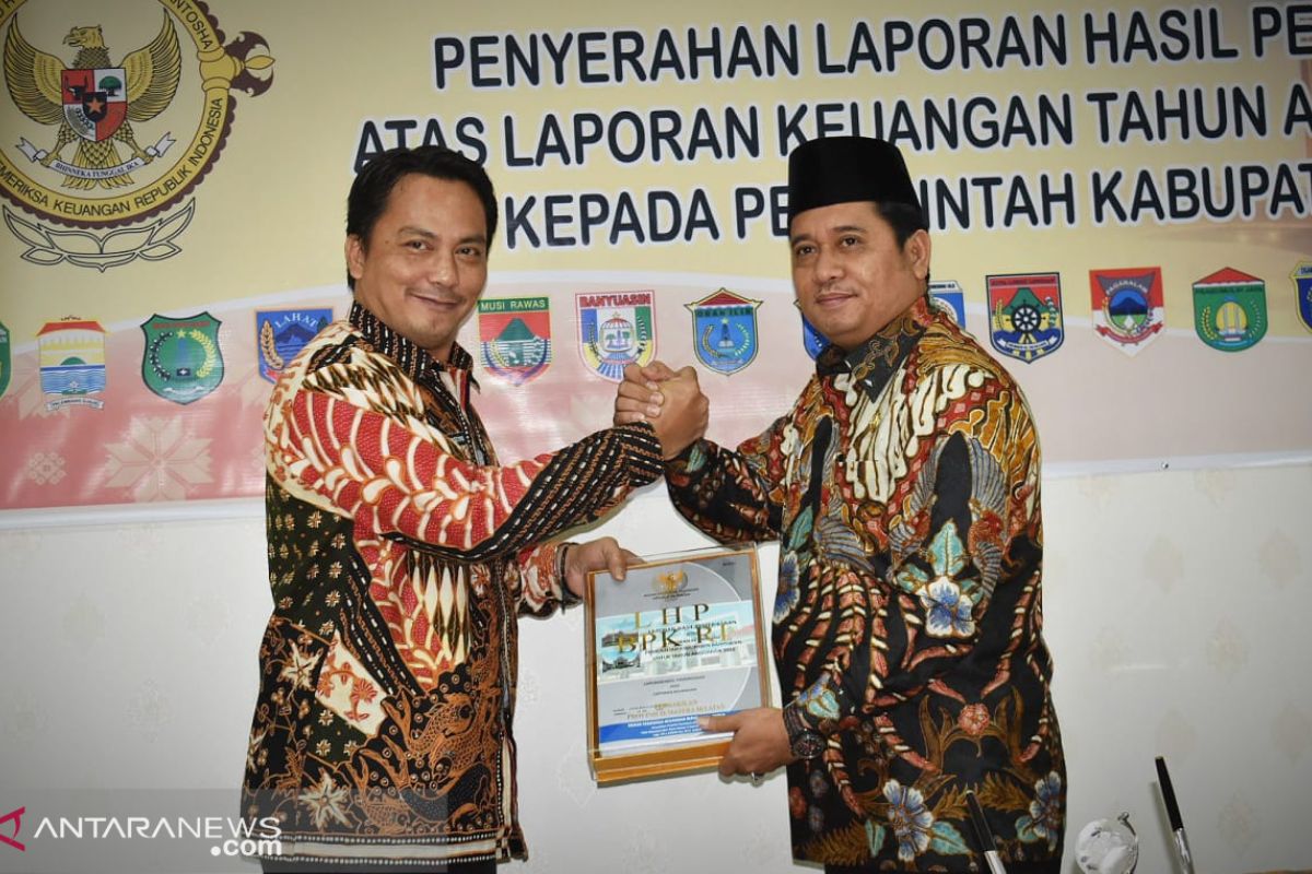 Kabupaten Banyuasin raih opini WTP ke delapan kali