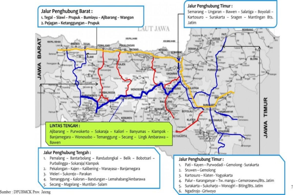 Jalan Provinsi Jateng siap untuk jalur Lebaran