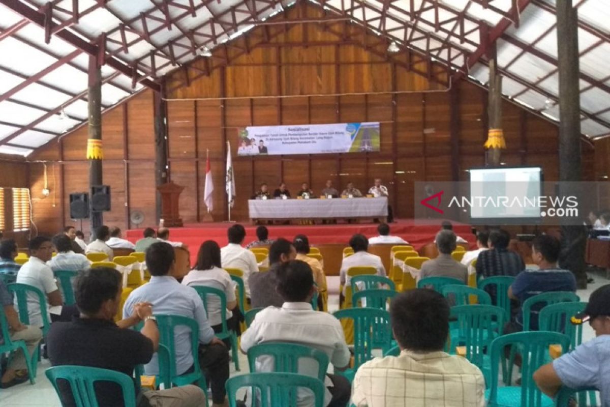 Landasan pacu Bandara Mahulu dirancang 1.600 meter